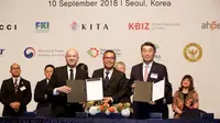 Disaksikan Jokowi, Perusahaan RI dan Korsel Tandatangani MoU Proyek Suralaya