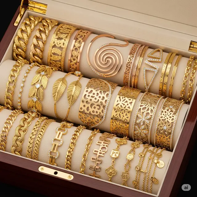 Model Gelang Emas 50 Gram Terbaru 2025