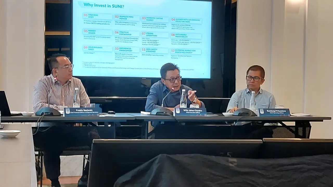 Sunindo Pratama Raup Laba Rp 100,9 Miliar pada 2023
