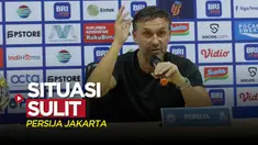 Berita video Pelatih Persija Jakarta, Thomas Doll, mengungkapkan situasi-situasi sulit saat ini yang dialami timnya saat mengarungi BRI Liga 1 2022/2023, Kamis (16/3/2023).