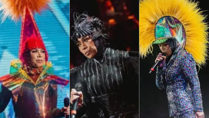 Melly Goeslaw saat Konser di Malaysia