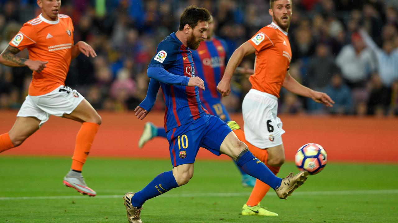 Lesakkan Tujuh Gol,  Barcelona Hajar Osasuna di Camp Nou