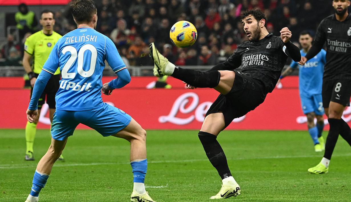 Hingga peluit akhir pertandingan dibunyikan tidak ada tambahan gol. (Isabella BONOTTO/AFP)