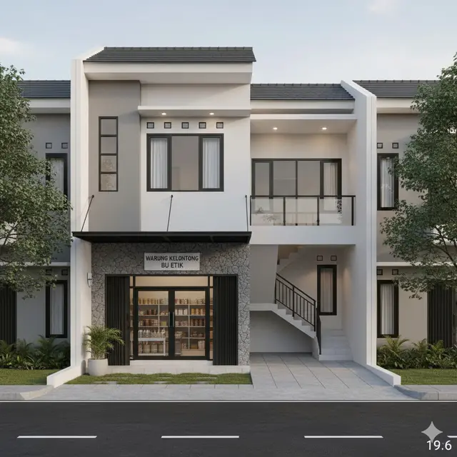 7 Model Rumah Minimalis Samping Ada Toko yang Enggak Ganggu Privasi Penghuni, Desain Fungsional untuk Hunian dan Usaha