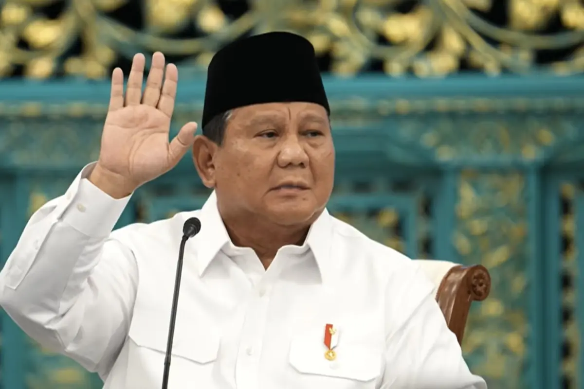 Prabowo memimpin sidang kabinet paripurna