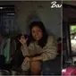 Rumah yang ditempati Diah Risti Kusuma Putri mantan model. (Sumber: YouTube/Bang Brew TV)