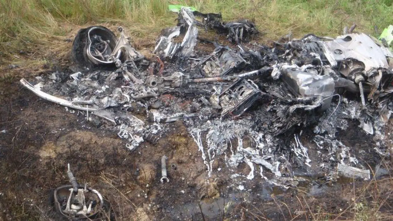 Alami Kecelakaan Perdana, Lamborghini Huracan Ludes Dilalap Api