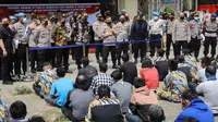 Razia 34 Titik di Perbatasan Bogor-Cianjur, Polisi Amankan 14 Anggota GMBI dan Senjata Tajam