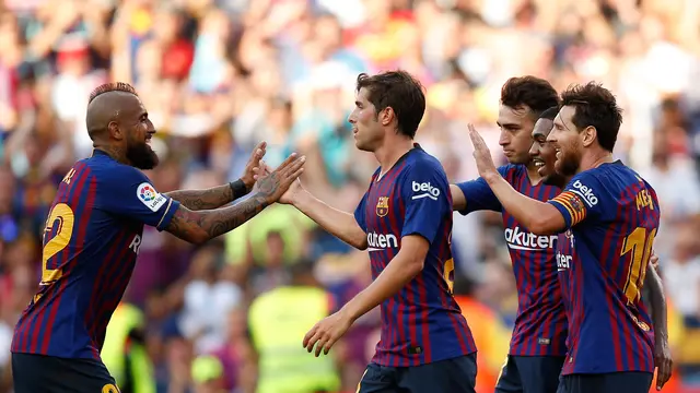 Barcelona Hajar Boca Juniors 3-0 di Camp Nou