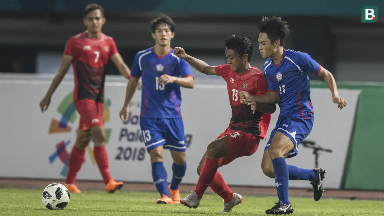 Sepak Bola : Indonesia Vs Chinese Taipei