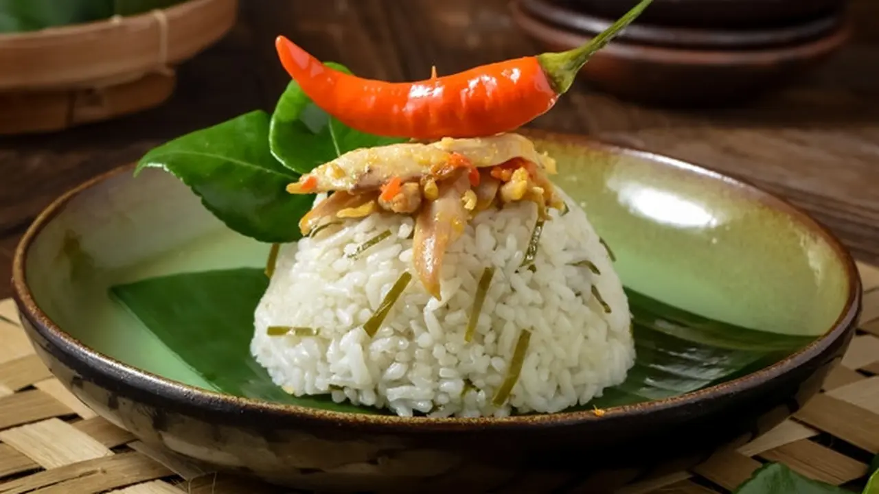 nasi daun jeruk