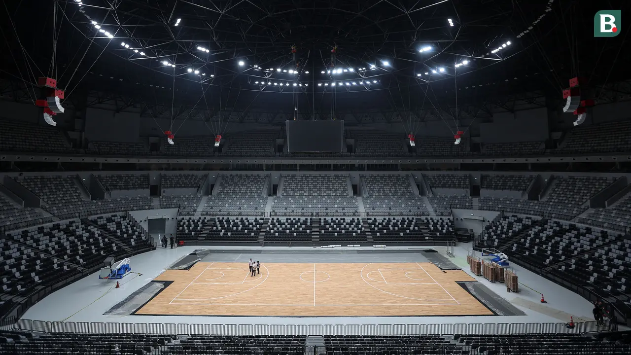 Lapangan Utama Indonesia Arena yang Dilihat dari Royal Box