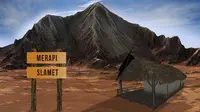[INFOGRAFIS] 'Geliat' Gunung Merapi dan Slamet