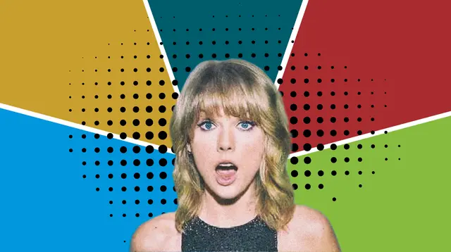 Infografis Taylor Swift (Liputan6.com/Deisy Rika)