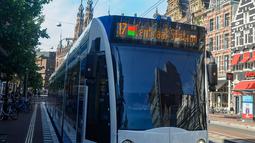 Jaringan trem Amsterdam yang sudah berusia ratusan tahun ini menjadi salah satu yang terbesar di Eropa. (merdeka.com/Arie Basuki)