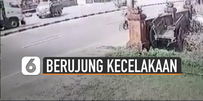 VIDEO: Nyebrang Sembarangan Berujung Kecelakaan