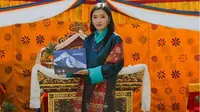Bhutan menyimpan seorang bidadari yang tak bukan adalah sang ratu dari negara tersebut, Jetsun Pema Wangchuck. (Instagram/her_majesty_queen_of_bhutan)
