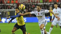 Arsenal dan Swansea Sama-sama Mandul di Babak Pertama