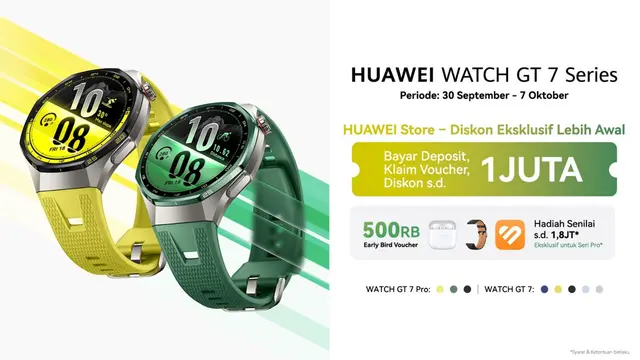 HUAWEI WATCH GT 7: Smartwatch Canggih dengan Medical-Grade Health Management, Ultra Sports Tracking dan Baterai hingga 21 Hari