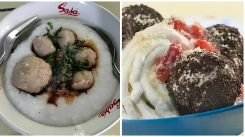 6 Potret Makanan Pendamping Bakso Ini Nyeleneh, Bikin Ragu untuk Disantap