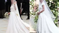 Gaun Pengantin Pippa Middleton Serupa dengan Sang Kakak