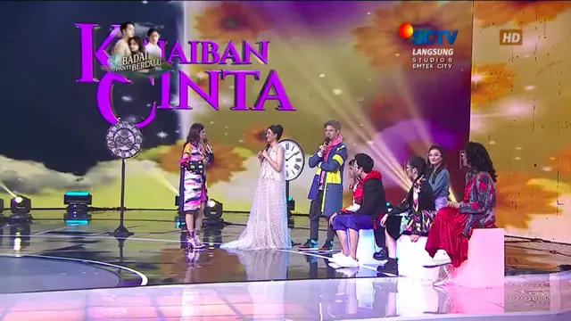 Mawar de Jongh dalam acara Badai Pasti Berlalu & Keajaiban Cinta Special Launching di SCTV pada Senin (24/5/2021).