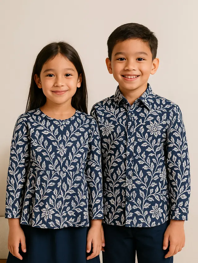 Model Baju Batik untuk Sekolah Anak TK hingga SD