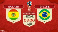 Kualifikasi Piala Dunia 2018 zona Amerika Selatan, Bolivia vs Brasil. (Bola.com/Dody Iryawan)