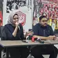 Sekjen Perbasi Nirmala Dewi Memberikan Keterangan Pers di Jakarta