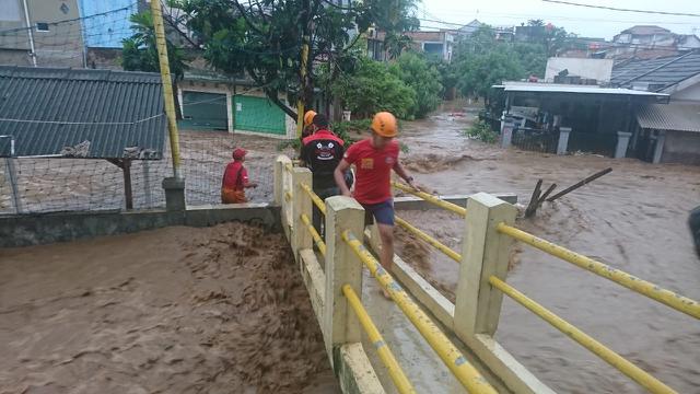 Banjir Di Kawasan Cimareme Kabupaten Bandung Sudah Surut