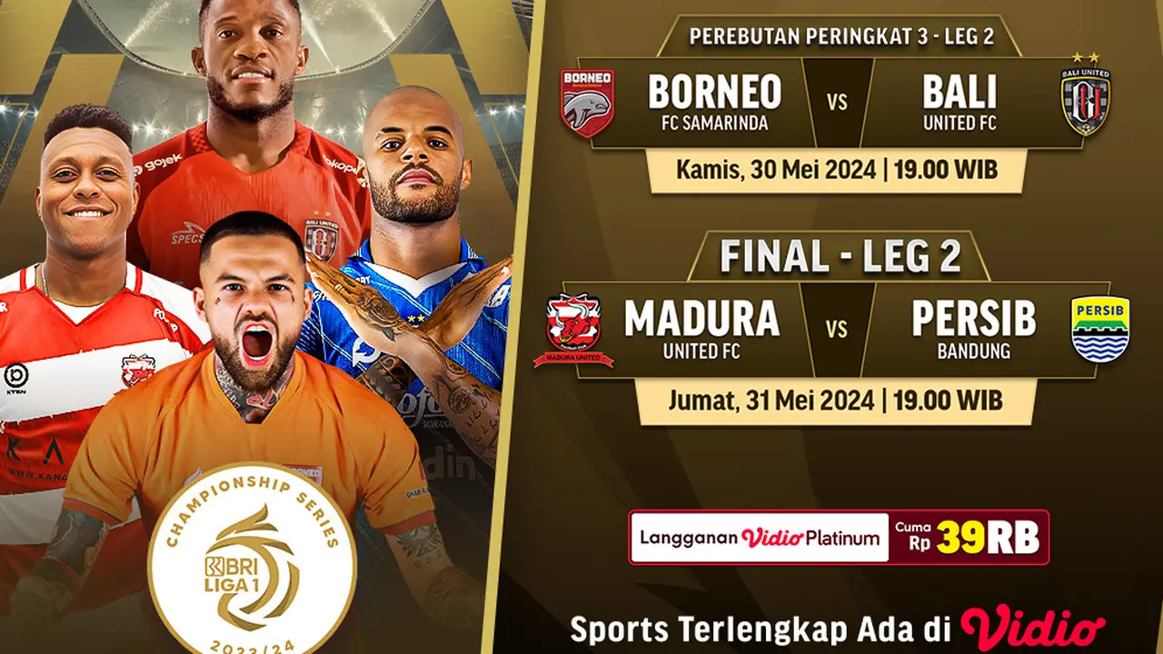 Jadwal BRI Liga 1 Championship Series