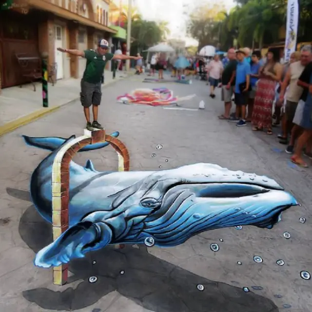 Tampak Nyata, Seni Anamorphic Karya Seniman Meksiko Ini Bikin Kagum