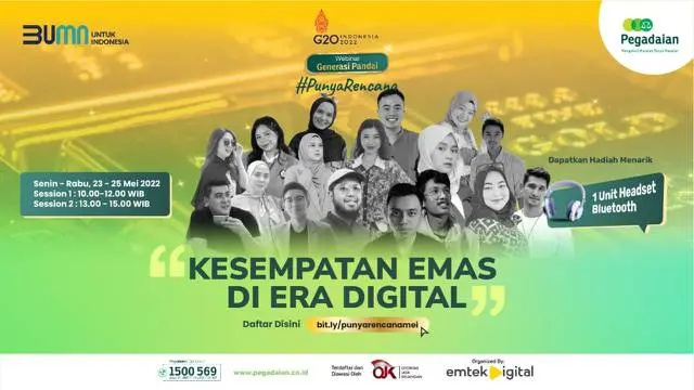 VIDEO: Webinar Generasi Pandai PT Pegadaian Area Medan