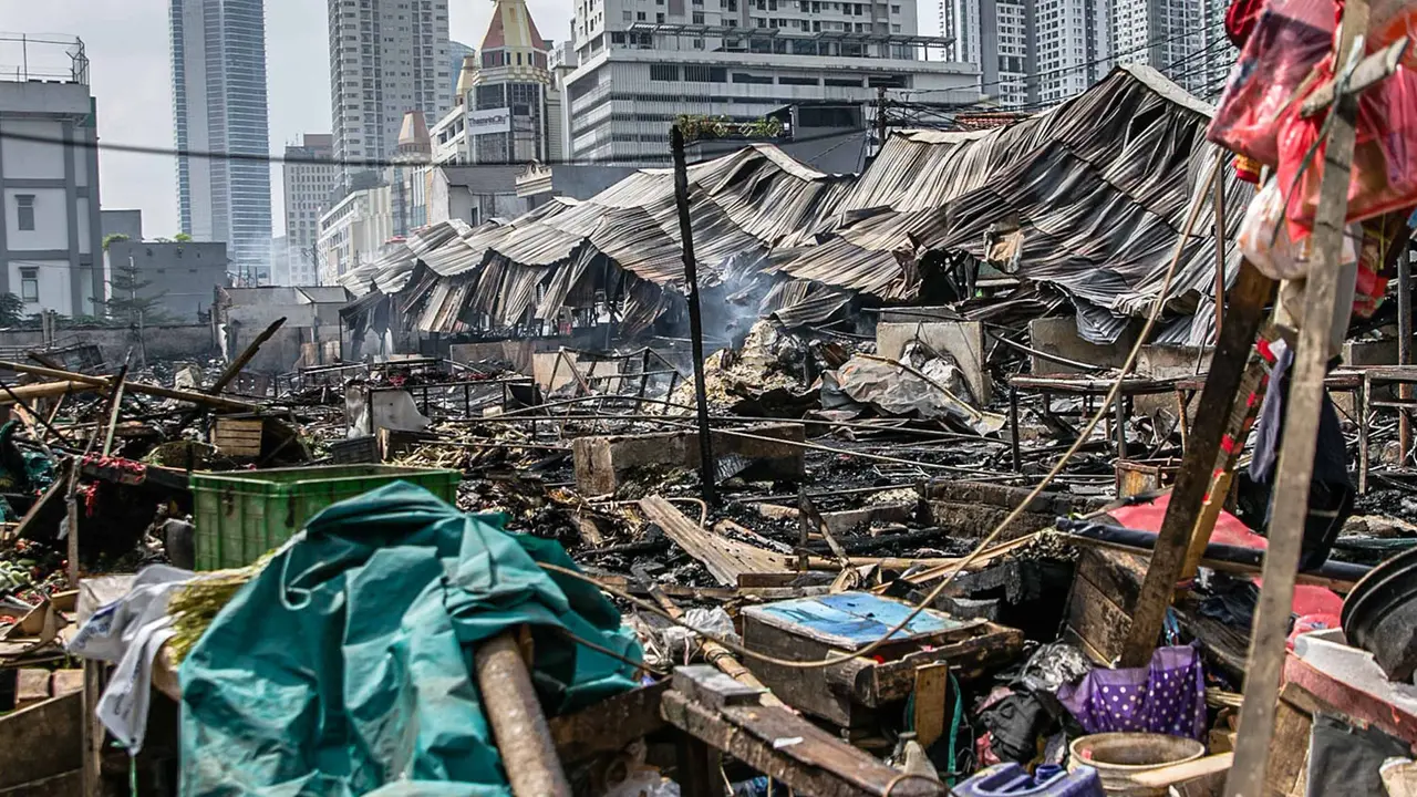 Usai Terbakar, Pasar Kambing Tanah Abang Akan Ditata Ulang