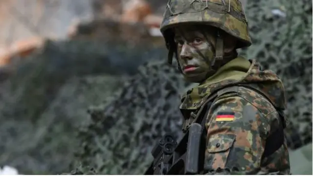 Ilustrasi tentara pemerintah Jerman (AFP/Christof Stache)