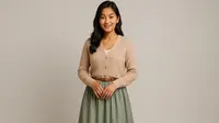 Rok Balon Panjang Cocok dengan Baju Apa? Ini 8 Rekomendasinya (sumber:AI)