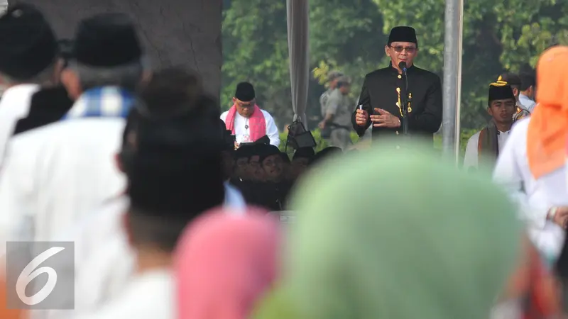 Ahok Pimpin Upacara HUT ke-488 Jakarta