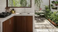 9 Model Dapur Terbuka 2x3 Meter Rumah Type 45 dengan Area Makan Ala Kafe Outdoor
