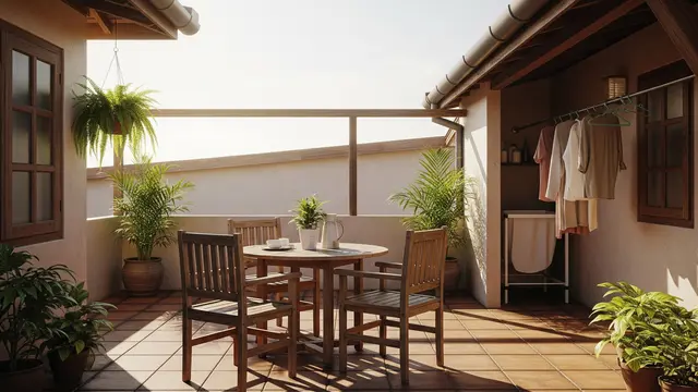 Rooftop Santai Bergaya Vintage