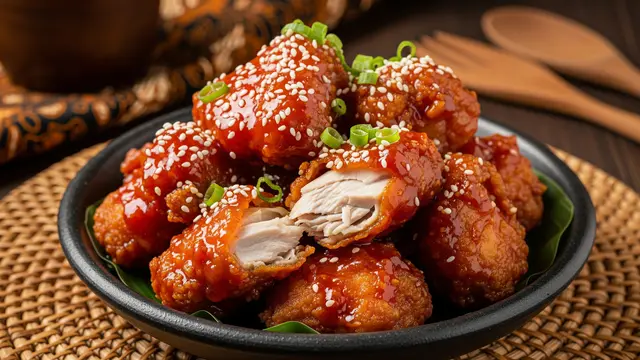 Resep Ayam Goreng Saus Pedas Manis