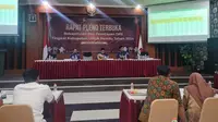 Rapat Pleno penentapan daftar pemilih sementara (DPS) Pemilu 2024 Kabupaten Situbondo (Istimewa)