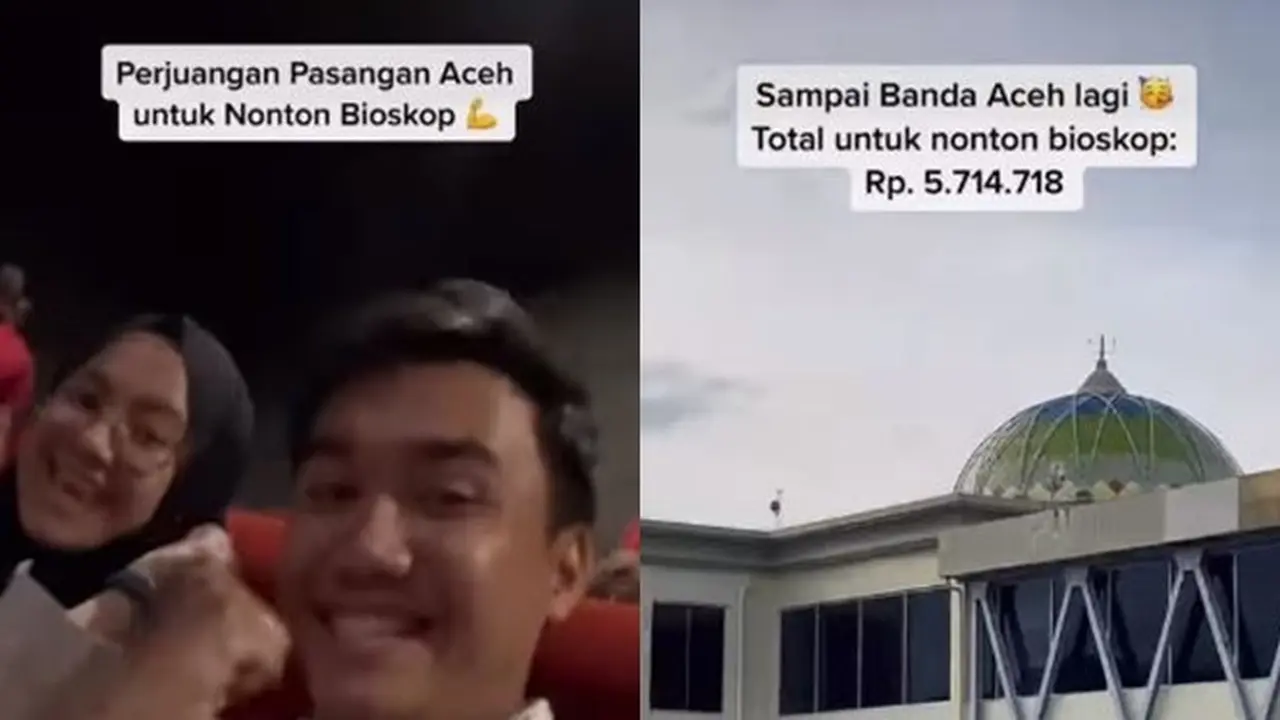Pasangan Asal Aceh Ini Habiskan Rp 5,7 Juta Untuk Nonton Bioskop, Penuh Perjuangan
