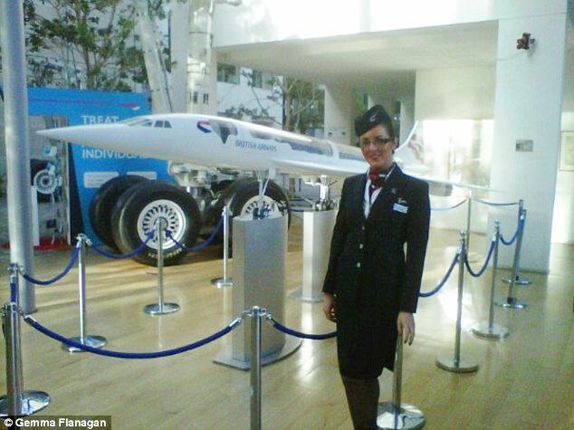 Sebelum menderita lumpuh, Gemma adalah seorang pramugari yang cantik dan penuh pesona | Photo: Copyright dailymail.co.uk