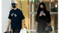 Jisoo Blackpink dan Ahn Bo Hyun (sumber: Dispatch)