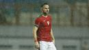 Striker Indonesia, Ilija Spasojevic, saat pertandingan melawan Suriah U-23 di Stadion Wibawa Mukti, Cikarang, Sabtu (18/11/2017). Indonesia kalah 0-1 dari Suriah U-23. (Bola.com/ M Iqbal Ichsan)