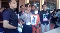 Kapoles Garut AKBP Budi Satria Wiguna saat rilis kasus di Garut (Liputan6.com/Jayadi Supriadin)