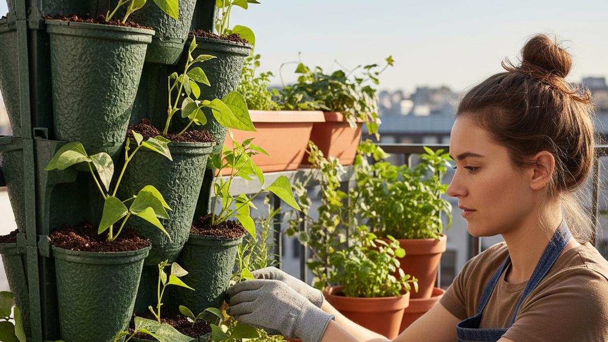 Solusi Lahan Sempit: 7 Trik Menanam Buncis Mini dengan Sistem Vertical Planter