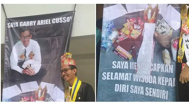 Spanduk Lucu Ucapan Wisuda Ini Nyeleneh dan Kreatif Abis