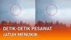Detik-detik mengerikan jatuhnya pesawat China Eastern Airlines terekam CCTV. Pesawat jenis Boeing 737-800 itu terekam jatuh menukik. Moncong depan pesawat menghadap tanah 90 derajat.