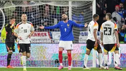 Bermain sebagai tuan rumah, Prancis kalah 0-2 dari Jerman. (AP Photo/Laurent Cipriani)